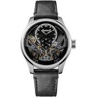 Ingersoll 1892 The Naismith Automatic Mens Watch With Black Dial And Black Leather Strap