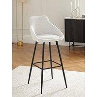 Very Home Dahlia Bar Stool - Cream Boucle - Fsc Certified