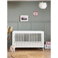Obaby Maya Cot Bed - Nordic White