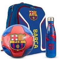 Football Bundle: Size 5 Metallic Signature Football, 500Ml Stainless Steel Vacuum Flask & Large Backpack