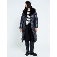 River Island Chubby Padded Jacket - Black