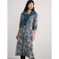 Seasalt Cornwall Cotton Rich Notch Neck Dress - Multi