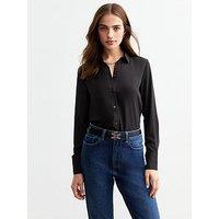 New Look Satin Shirt - Black