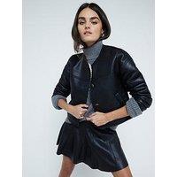 River Island Flippy Mini Skirt - Black
