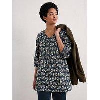 Seasalt Cornwall Floral Print Tunic - Navy