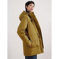 Seasalt Cornwall Showerproof Longline Raincoat - Yellow