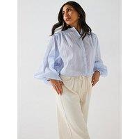 V By Very Rami Button Through Shirt
