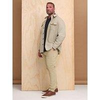 Badrhino Faux Wool Casual Jacket - Natural