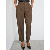 Armani Exchange Tailored Tapered Trouser - Khaki