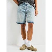Tommy Jeans Mia Relaxed Fit Bermuda Short - Blue