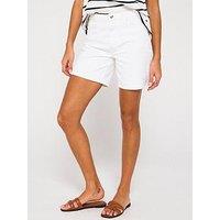 Tommy Hilfiger Mid Rise Denim Short - White