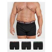 Badrhino 3 Pack Boxers - Black