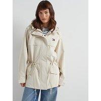 Tommy Jeans Logo Technical Jacket - Beige