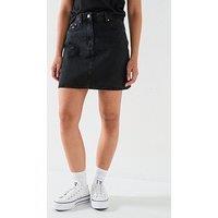 Tommy Jeans Mom Skirt - Black