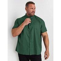 Badrhino Short Sleeve Oxford Shirt - Green