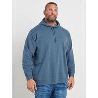 Badrhino Big & Tall Diamond Quilted Hoodie - Blue
