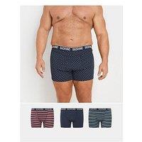 Badrhino 3 Pack Printed Boxers - Multi