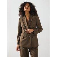 Armani Exchange Blazer - Khaki - Brown