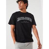 Jack & Jones Varsity Logo T-Shirt - Black