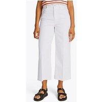 Tommy Hilfiger High Rise Wide Leg Jeans - White