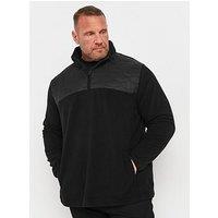 Badrhino Diamond Quilted Fleece - Black