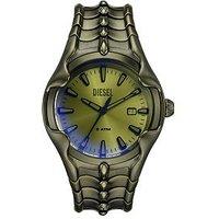 Diesel Vert Three-Hand Date Green Stainless Steel Watch