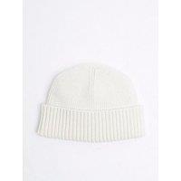 River Island Ecru Docker Beanie Hat