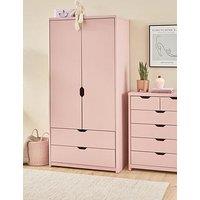Very Home Aspen 2 Door, 2 Drawer Wardrobe - Pink