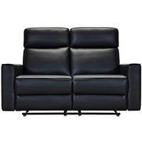 Very Home Luna Leather 2 Seater Manual Reclining Sofa