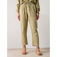 V By Very Crinkle Joggers - Green