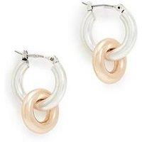 Allsaints Double Earring Huggie - Gold