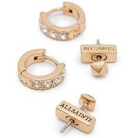 Allsaints Mini Huggie Set Earrings