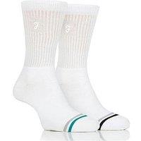 Farah 2 Pack Bamboo Leisure Socks - White