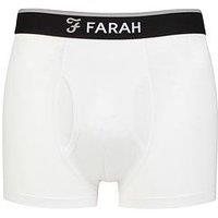 Farah 2 Pack Classic Bamboo Trunks - White