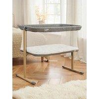 Tutti Bambini Zizee Essential Crib - Oak/Charcoal