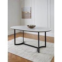Very Home Alba 180 Cm Ceramic Top Oval Dining Table