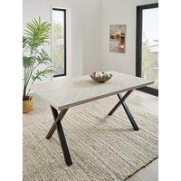 Very Home Kaia Chevron 160Cm Dining Table