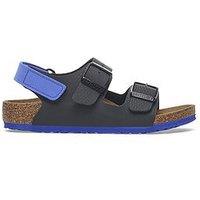 Birkenstock Milano As Kids Bf Desert Soil Black/Ultra Blue