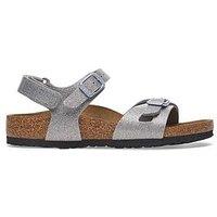 Birkenstock Rio As Kids Bf Sparkling Silver