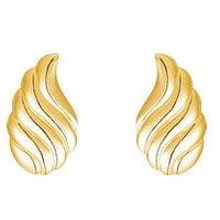 The Love Collection Flame Swirl Stud Earrings