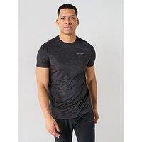 Gym King Men'S Enigma All Over Print Tee - Black