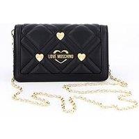Love Moschino Quilted Chain Studded Purse