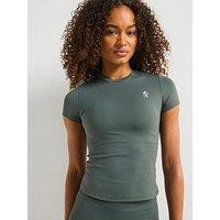 Gym King Women'S 365 Cap Sleeve Tee - Green