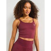 Gym King Women'S 365 Longline Tank Sports Bra - Red