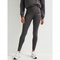 Gym King Womens Script Mindset Jersey Legging - Grey