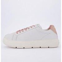 Love Moschino Chunky Glitter Heart Trainers - White