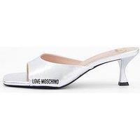Love Moschino Logo Kitten Heel Mule