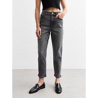 New Look Slim Fit Denim Mom Jeans - Blue