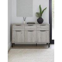 Very Home Harlem Large Sideboard - Grey Oak - Fsc Certified