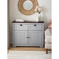 Very Home New Devon Compact Sideboard - Grey/Walnut - Fsc Certified